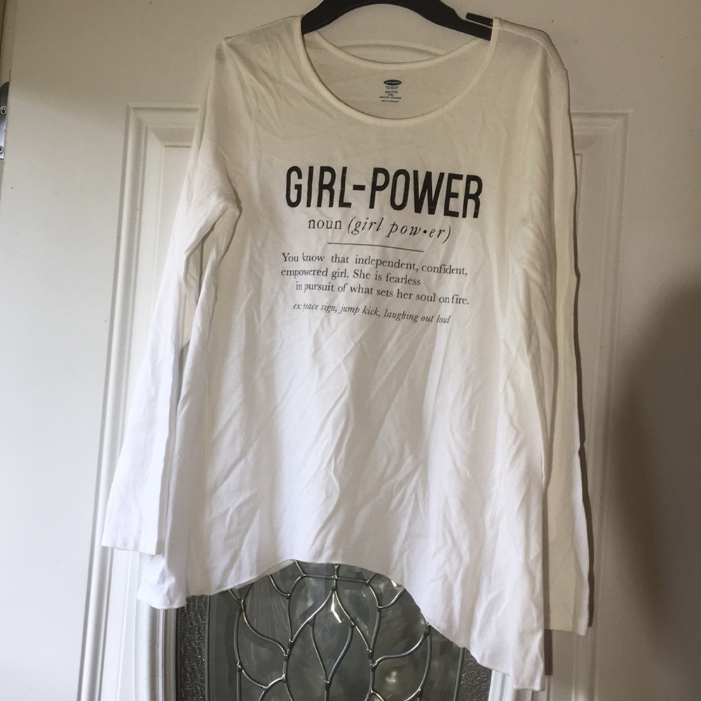 Old Navy size 16 XXlarge girls girl power shirt
